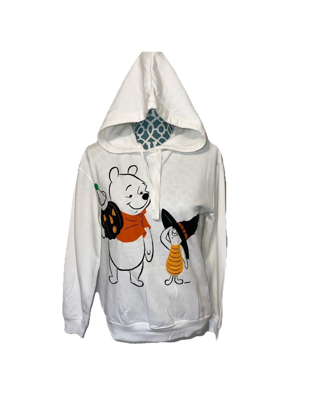 Winnie The Pooh HOODIE Piglet Halloween White Medium Juniors FREEZE Brand